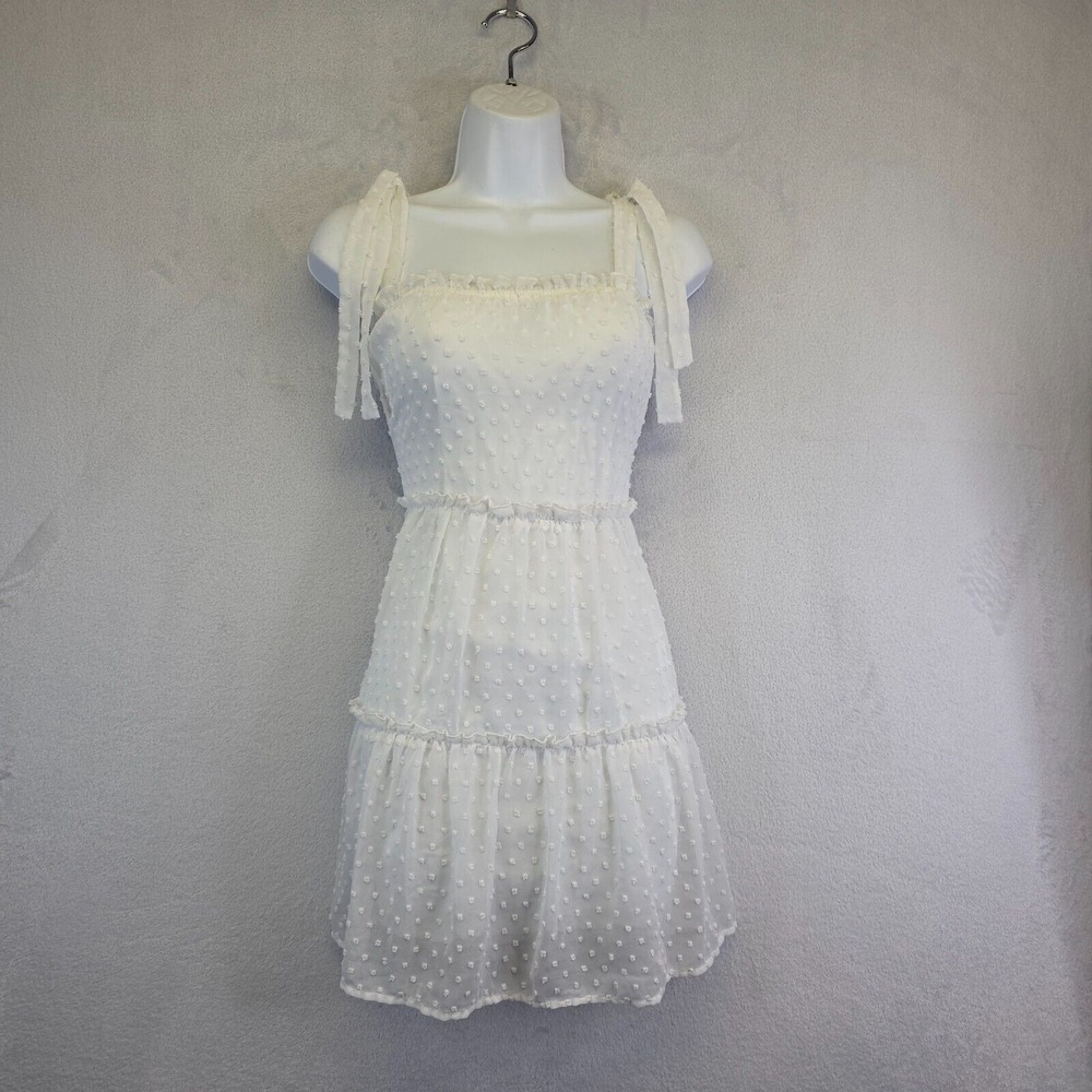 Trixxi Babydoll Dress Women M Tiered‎ Cottagecore Boho Ethereal Y2K Festival